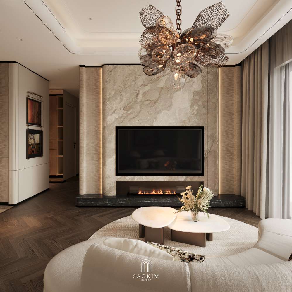 Thiết kế nội thất chung cư cao cấp Lumière Evergreen phong cách Quiet Luxury - Vũ Điệu Vượt Thời Gian Của Ánh Sáng Và Chất Liệu